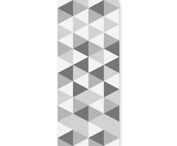 Tapeta ścienna Hexagons Short Grey | myMODULO.pl