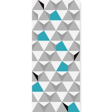 Tapeta ścienna Turquoise Triangulars | myMODULO.pl