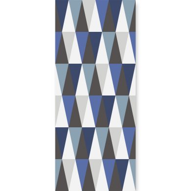 Tapeta ścienna Hexagons Long Blue | myMODULO.pl