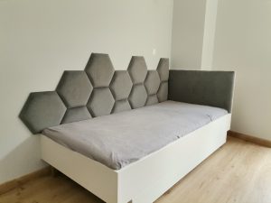 Heksagon panel tapicerowany