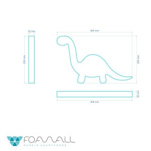 dinozaur panel piankowy