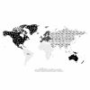 naklejka mapa świata