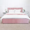 łóżko tapicerowane z zagłówkiem classic