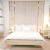łóżko tapicerowane lewitujące