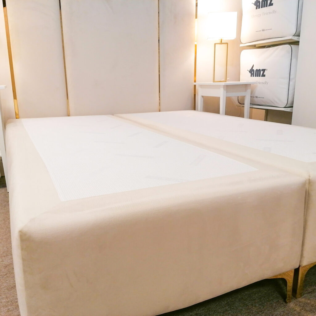 łóżko tapicerowane kontynentalne 