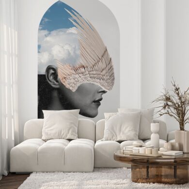 Tapety samoprzylepne łuki do salonu i sypialni