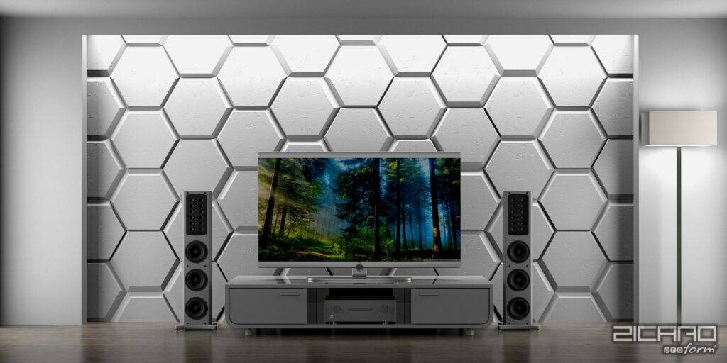 panele 3d zicaro gips ceramiczny
