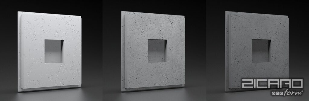 panele 3d zicaro gips ceramiczny