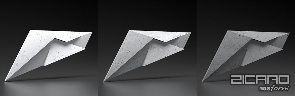 panele ścienne 3D gips ceramiczny